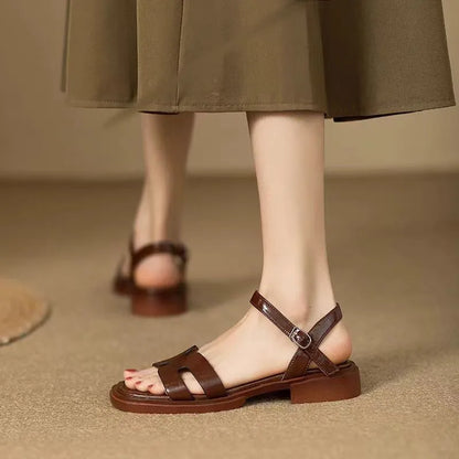 Sylvie - Low Heel Sandals