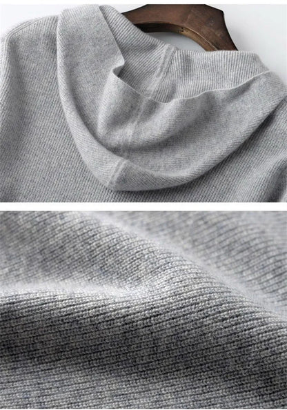 Jota - 100% Cashmere Knitted Cardigan
